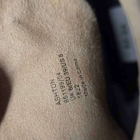 Reiss Ashton Suede Pointed Toe Buckle Stiletto Heeled Boots Women's Size  8 - Picture 8 of 8